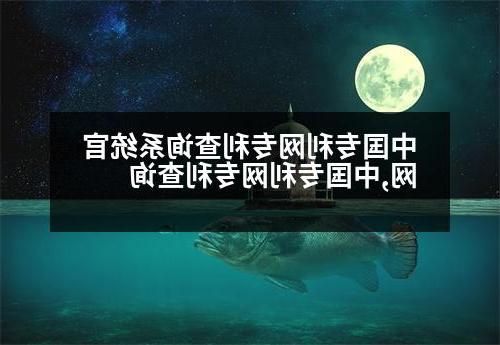 中国专利网专利查询系统官网,中国专利网专利查询