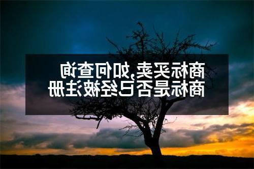 商标买卖,如何查询商标是否已经被注册